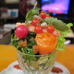 うなぎ屋酒坊・画荘 越後屋 - サラダ　アップ