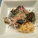 寿司 もり田 - 〆鯖炙り