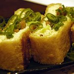 伊皿子 莢 - 納豆in厚揚げ焼き