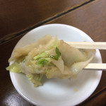 青竹手打ラーメン 日向屋 - 野菜たっぷり餃子
      