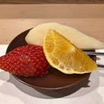 うを徳 - 水菓子（新潟 ル・レクチェ + 千葉 アイベリー + 愛媛 紅まどんな）