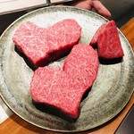 神楽坂 鉄板焼 中むら - 川岸牧場産神戸牛ロースのステーキ