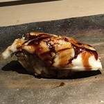 菊鮨 - 穴子（対馬）・・フワフワ食感。