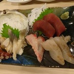 辰 - 刺身4種盛り（2018/12/22）