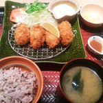 大戸屋 - 「広島産　牡蠣フライ定食」