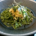 越前がに・海鮮料理専門店 みくに隠居処 - 「セイコガニの蟹飯と名物そばセット」の　名物わかめそば