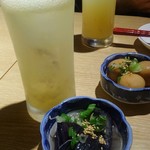 SAKE BAR サカナノトモ - 生搾りレモンサワー