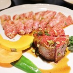 焼肉ぱだ - chateaubriandthe and deluxe chuck rib　シャトーブリアンと上カルビ