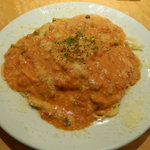 キッチン・イシガキ - [トマトクリーム]　挽肉＆キノコ＆アスパラガス