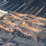 田代 - 煙のフィルターがあるけど美しい蒲焼き✨