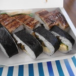 Shimomura Honyaki Anago - 穴子押し寿司、上巻き