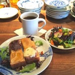 ブリコラージュ ブレッド アンド カンパニー ダイニング・カフェ - 4種のお味のパンドミモーニングSpecial version 。Special version 嬉しくて、特別な一日になりました。20181224