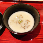 銀座 しのはら - くじらのころ、なめこ白味噌椀