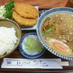 二葉 - '18/12/24 ハムカツセット（税込720円）