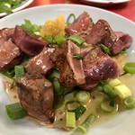 豚足のかどや - レバー 半焼き