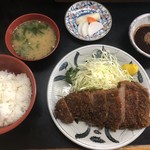 とんかつ 五郎十 - ロースカツ定食 1,250円