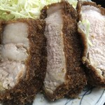 とんかつ 五郎十 - ロースカツ定食 1,250円