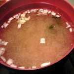 カツレツ ラート - 味噌汁