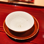 銀座 しのはら - 香煎茶（昆布だしとしその薄いお茶）