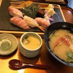 せんざん - 特上寿司定食 2,200円（税別）