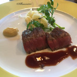 あざみ野うかい亭 - サーロインステーキ 最高！ ミディアム！