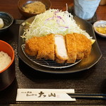 Ooyama - 特大黒豚ロースカツ定食