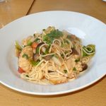 Trattoria＆Pizzeria il Boschetto - 鱈の白子と芽キャベツのタリオリーニ