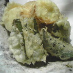 味酒 かむなび - 下仁田ねぎの天ぷら