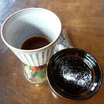 そばんち - 岩塩とそばつゆです。