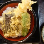 東寿司 - ミニ天丼