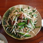 小料理 きぬや - ニラレバ（ニラレバ定食）