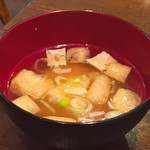 レストラン シン - お揚げの味噌汁