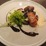 キャトルラパン - オマール海老と真鯛のポアレ