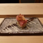 寿司 中川 - トロたくと長芋