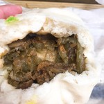 高雄包手 - ①高麗菜包(素)キャベツ春雨まんじゅう１６元(≒約５８円)