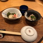 親方おまかせコース3,000円…先付け2種