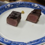 スタミナ苑 - ハツのたたき 1人前200円