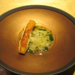 TTOAHISU - 金目鯛と聖護院大根一味唐辛子とパセリのオイル