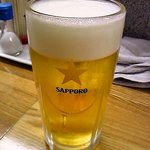 天ぷら やまざき屋 - 生ビール