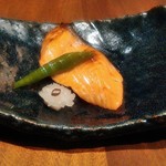 h Kyouya Kiyomizu - コース料理3品目　サーモンの焼き物