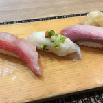 Edomae Bikkuri Sushi - 冬の白身つくし 金目鯛 トラフグ 寒ブリです