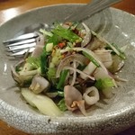 酒とタイ料理 ピッサヌローク - ボラのへそとスズキの浮き袋