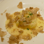 宮川町 さか - （撮影 20181224）クリスマス・イブ…季節限定の白トリュフを茹で上げじゃがいもと共に。