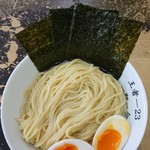 王者-23 - 濃厚昆布水つけ麺(麺大盛り) 麺と具材