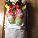 まーる茶房 - 料理写真:まーる茶房のクリスマスバージョン
「いちごのロールケーキ」