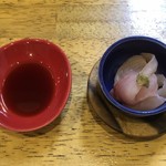 旬ものと日本酒 とみ笑 - 鯉のあらい