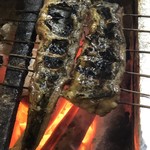 旬ものと日本酒 とみ笑 - 児島湾産青鰻素焼き