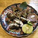 旬ものと日本酒 とみ笑 - 児島湾産青鰻素焼き