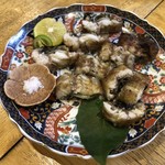 旬ものと日本酒 とみ笑 - 児島湾産青鰻素焼き