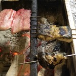 旬ものと日本酒 とみ笑 - 児島湾産青鰻素焼き